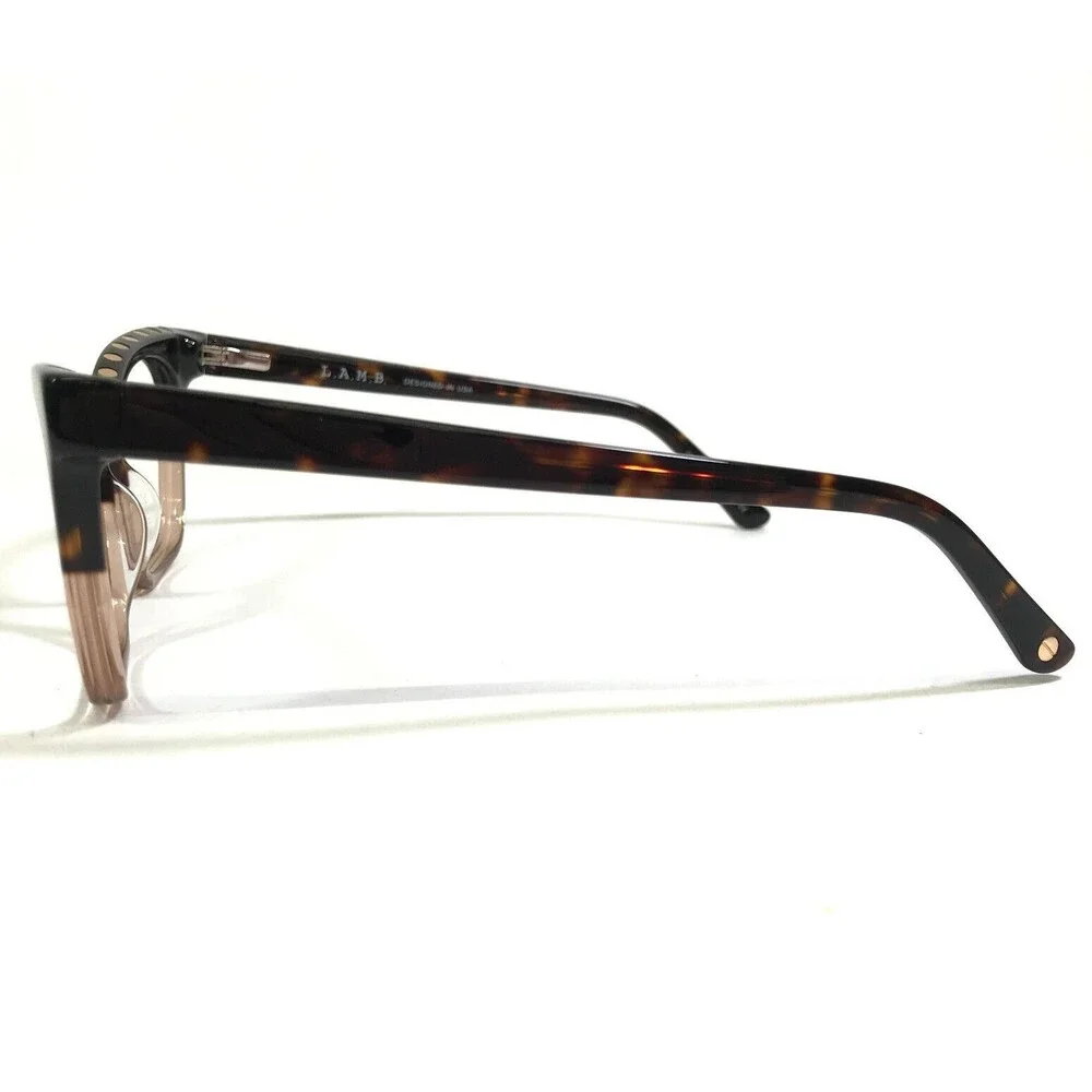 L.A.M.B Eyeglasses Frames LA061 HAV Brown Tortoise Clear Pink Cat Eye 54-17-140